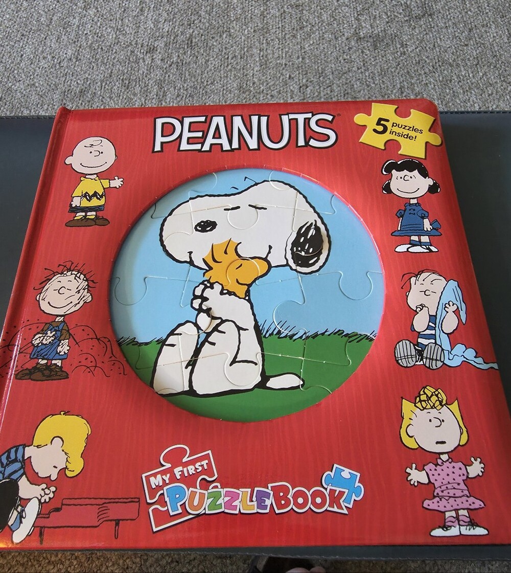 Peanuts My First Puzzle Book published by Phidal Publishing Inc.